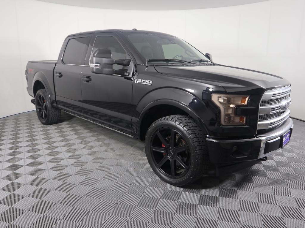 Pre-Owned 2017 Ford F-150 Platinum 4WD SuperCrew 5.5' Box in Savoy # ...