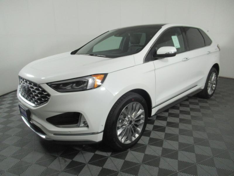 New 2020 Ford Edge Titanium SUV in Savoy #F20545 | Drive217